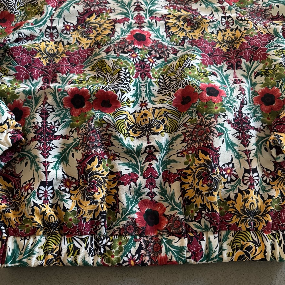 Topshop Floral Bomber Jacket - Picture 7 of 9